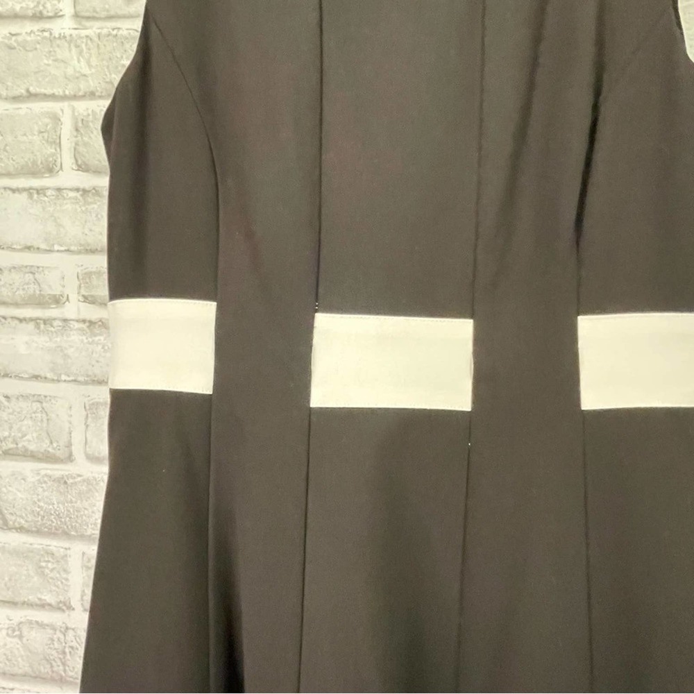 Calvin Klein Mod Fit & Flare Sleeveless Dress Size 12P - Picture 4 of 13
